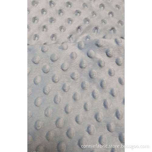 100% Polyester Angel Fleece mit geprägt